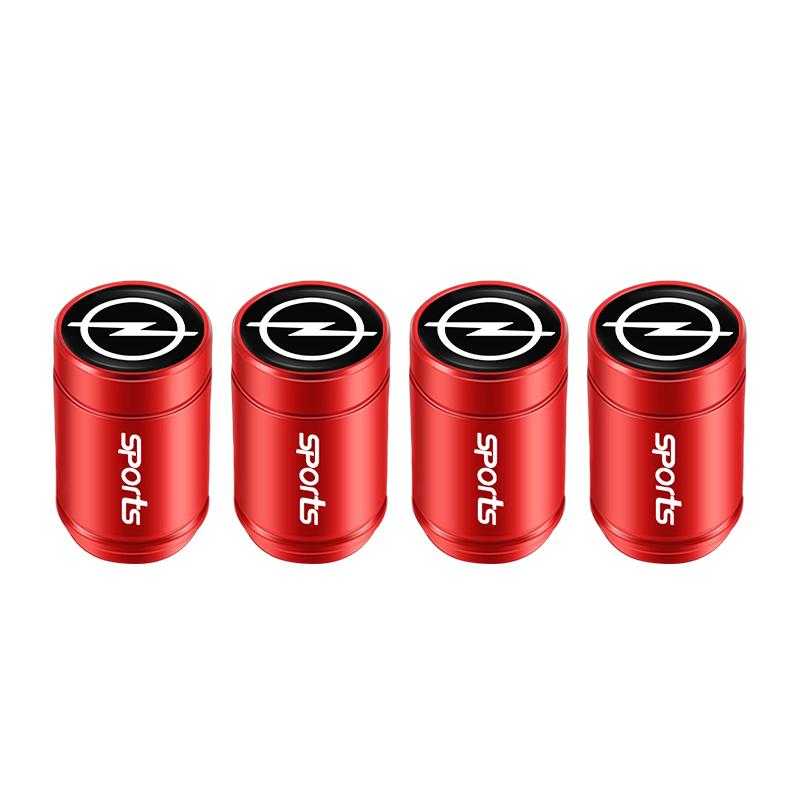 4Pcs Metal Tire Valve Caps Car Dust Proof Cap Accessories For Opel Corsa D Astra Insignia Mokka Adam Combo OPC Vauxhall Vectra
