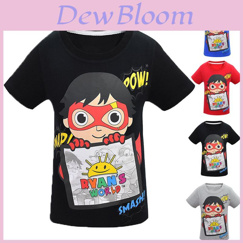 Модная футболка с принтом Ryan Toys Review Cartoons, топ с коротким рукавом из мягкой хлопковой смеси