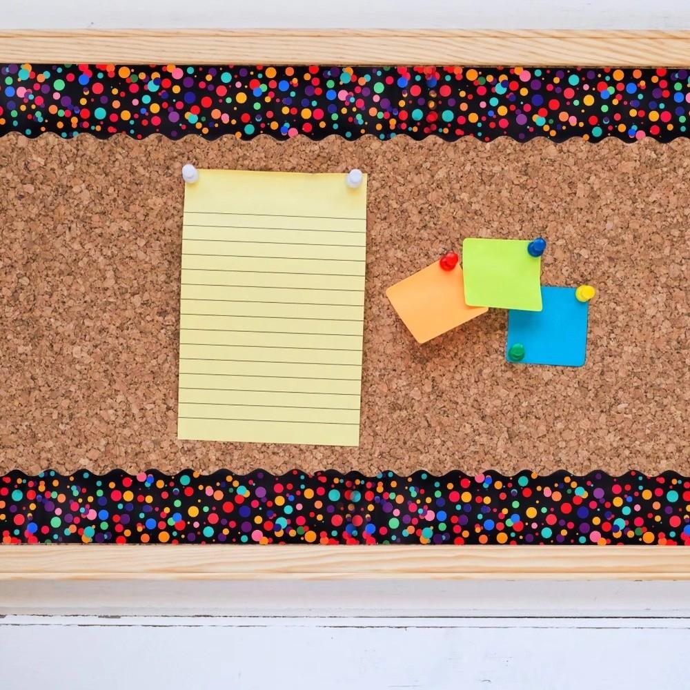 Wavy Edge Chalkboard Board Border Self Adhesive Border Classroom Decors Handmade Crafts