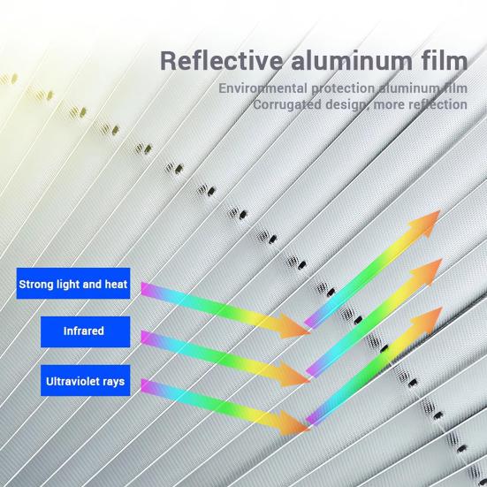Автомобильная выдвижная штора, идеальная защита от солнца, универсальный солнцезащитный козырек широкого применения для всех транспортных средств