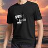 Новый товар NIGHT ON EARTH Активная футболка с логотипом Смешная Американский размер от S до 5XL