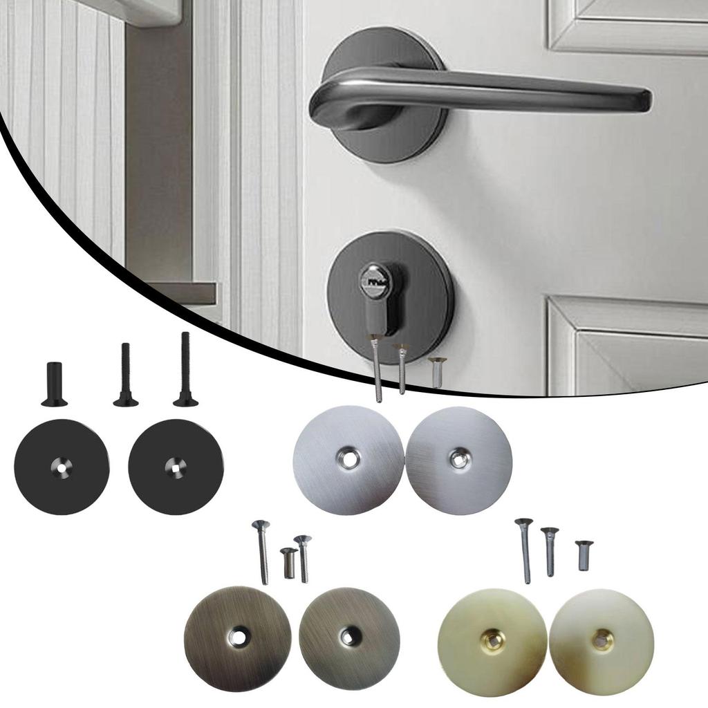 , Steel Door Cover Plate, Easy to Install, 6.7 Cm, with Screw for Bedroom.
