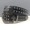 Cross Personality Trend Design Style Belt Men and Women Universal Metal Belt Hip Hop Punk Rivets Cool