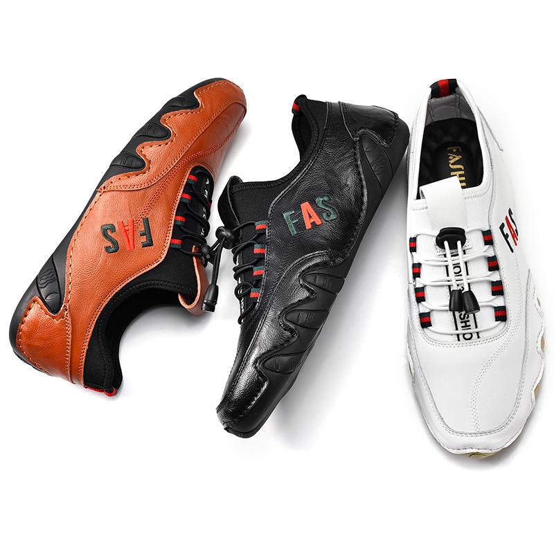 Genuine Leather Shoes Men Loafers Large Size Fashion Casual Leather Men Shoes Comfortable Driving Shoes Moccasins Men Flats Shoes