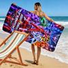 Power Rangers Print Beach Towel, Large Soft Quick Dry Towel for Beach Camping Swimming