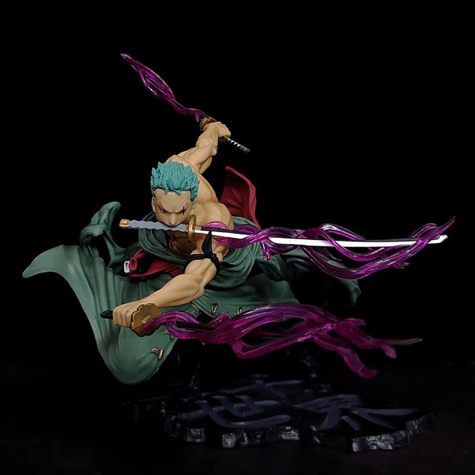 Новая аниме-фигурка Ророноа Зоро из One Piece Sa-Maximum Статуэтка из манги Настольное украшение Коллекционная модель Игрушка Подарок ребенку Для позирования Сочлененная Масштаб