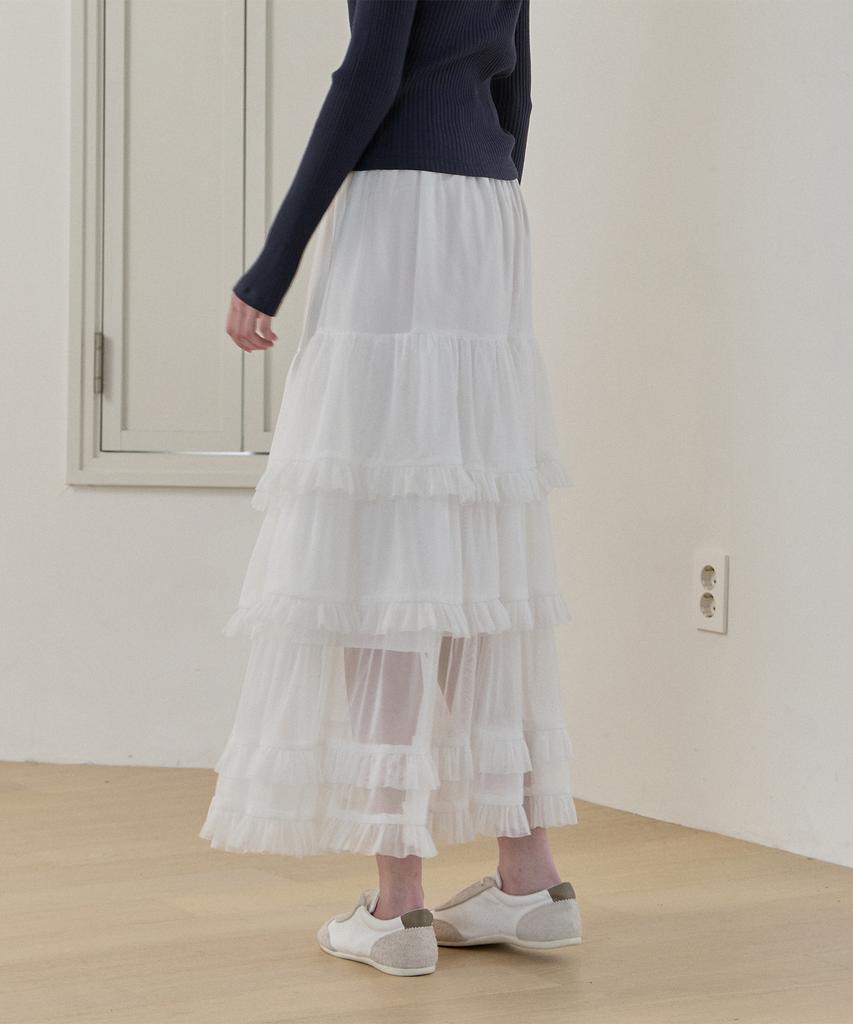 Jucy Judy Frilled Tiered Tulle Skirt Jzsk329B
