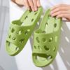 Bathroom House Cheese Shower Slippers Lightweight Water Leaky Beach Flip Flop Swimming Water Leaking Quick Drying Sandals Ladies