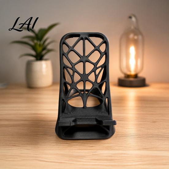 Office Desk Accessories 3D Printed Phone Stand Hollow Mobile Holder Desktop Design Stable Device Holder Universal Smartphone Organizer for