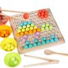 Children'S Concentration Training Clip Beads Clip Balls Marbles 3-6 Years Old Boys And Girls Teaching Aids Parent-Child Interactive Board Games