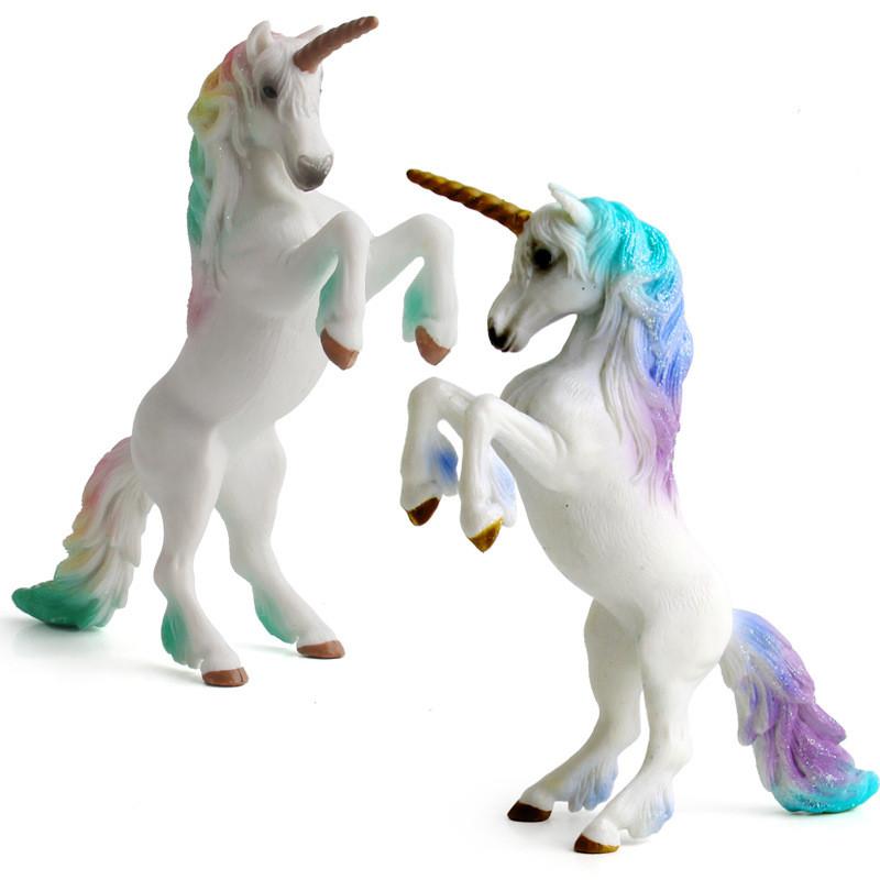 Unicorn Animal Model Figurine Pvc Static Display Toy For Home Decor