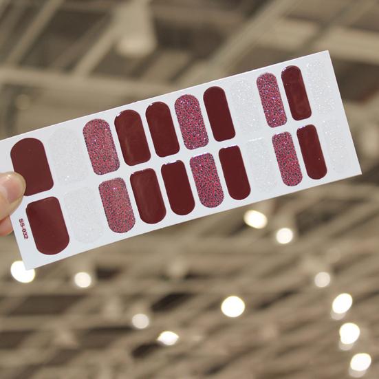 Ногти 22 шт. модные наклейки DIY мини самоклеящиеся блестящие маникюрные наклейки для салона