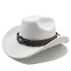 Suede Cowboy Hat Tibetan Accessories Men'S Jazz Top Hat Cowboy Hat