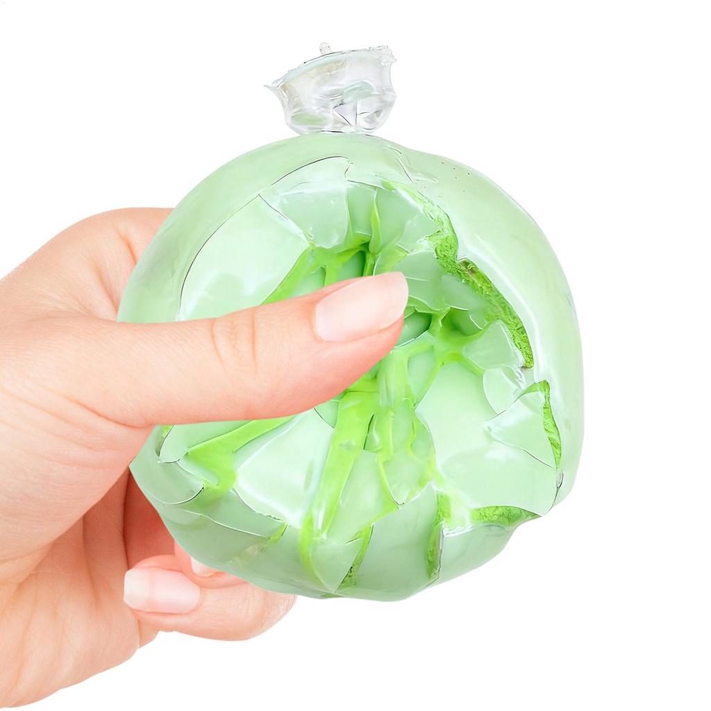 Adults Crispy Stress Relief Toy Wax Coating Pinch Toy Crunchy Slow-Rebound Wax Squeezable Toy Squeeze Sensory Fidget Crispy Ball