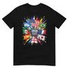 2026 Soccer World Usa Flag Burst Fan Tee TShirt