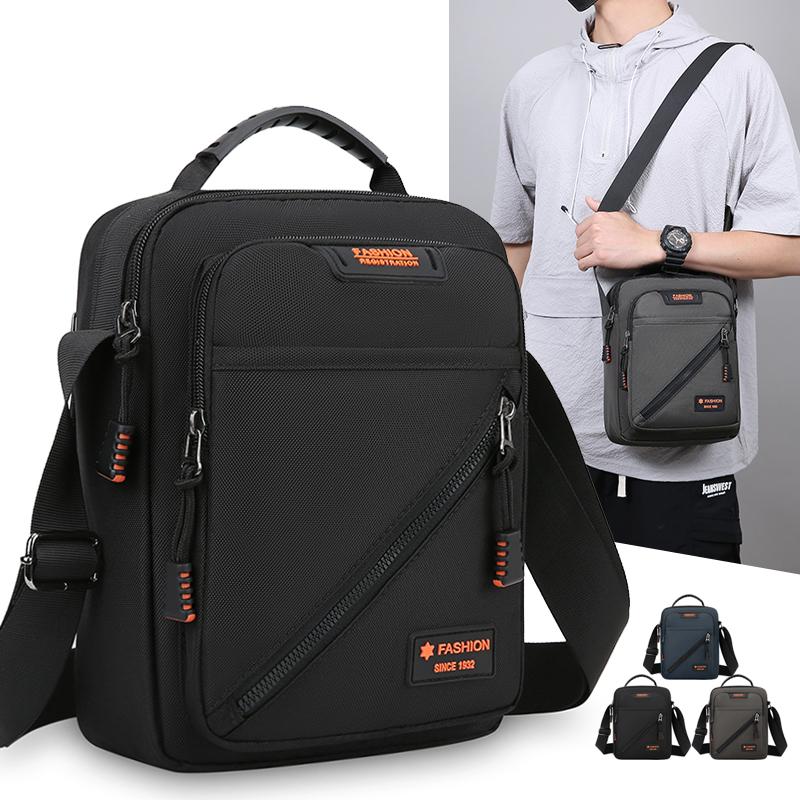 Повседневная мужская сумка через плечо, легкая сумка из Оксфорда, мужской кошелек, маленькая сумка кроссбоди, модная стильная мужская сумка, сумка-мессенджер
