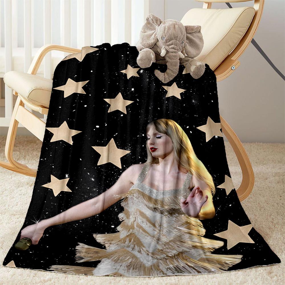 Guitar Performance Stage Blanket Warmthful Decor Suitable for Sofa Bedding Couch Four Seasons Universal Playful Design