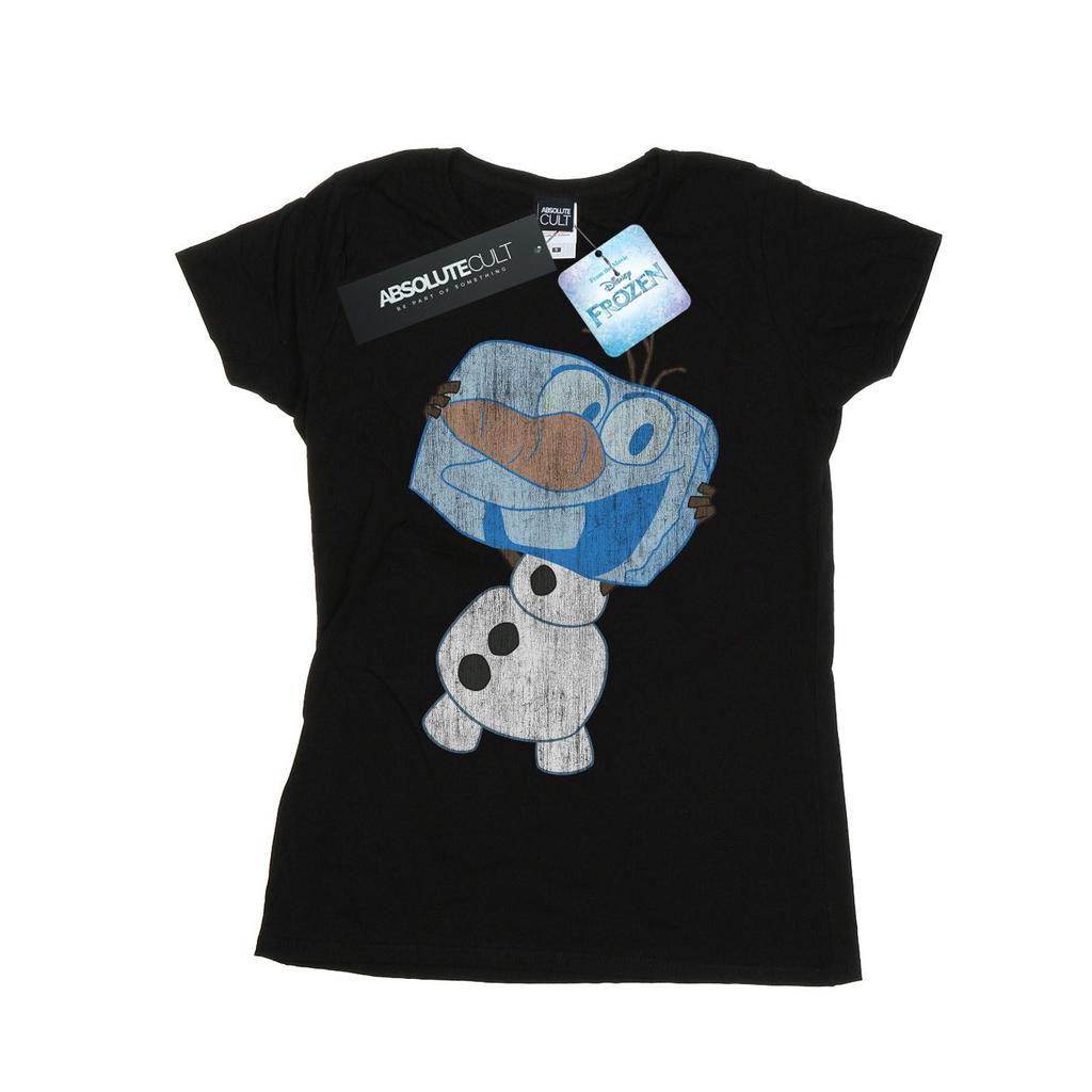 Disney Womens/Ladies Frozen Olaf Ice Cube Cotton T-Shirt