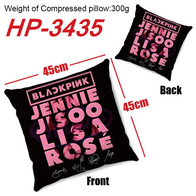 Blackpink Anime Printed Removable Washable Pillows Cushions