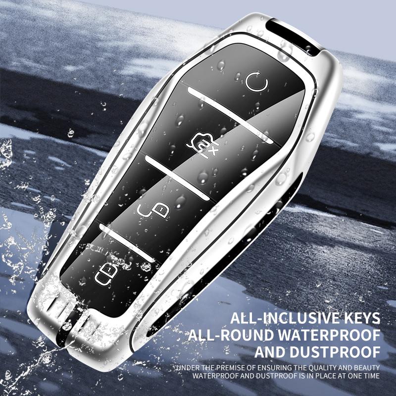 Чехол-брелок из цинкового сплава для автомобиля BYD Song Plus Pro Seal u dm i Dolphin Mini Atto 3 EV Защитный корпус Автоаксессуары