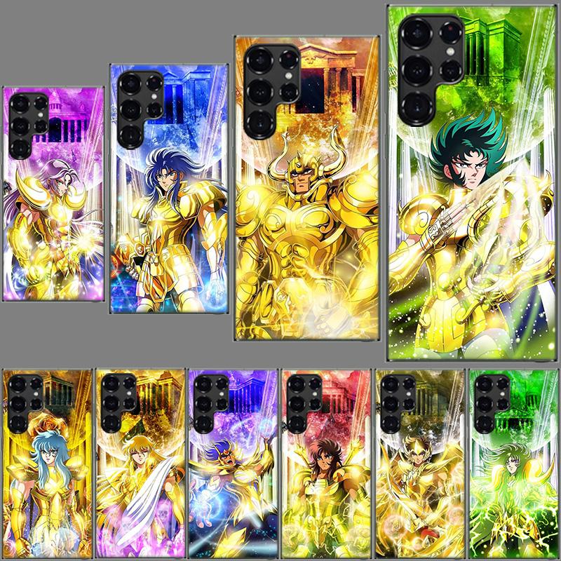Saint Seiya Knights Of The Zodiac Phone Case For Samsung Galaxy S24 S23 S21 S20 FE S22 S26 Ultra S25 Edge S10 Plus Cover Clear T