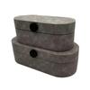 Elegant Leather Jewelry Storage Box - High-End Decorative Ornament for Desktop or Hotel Rooms