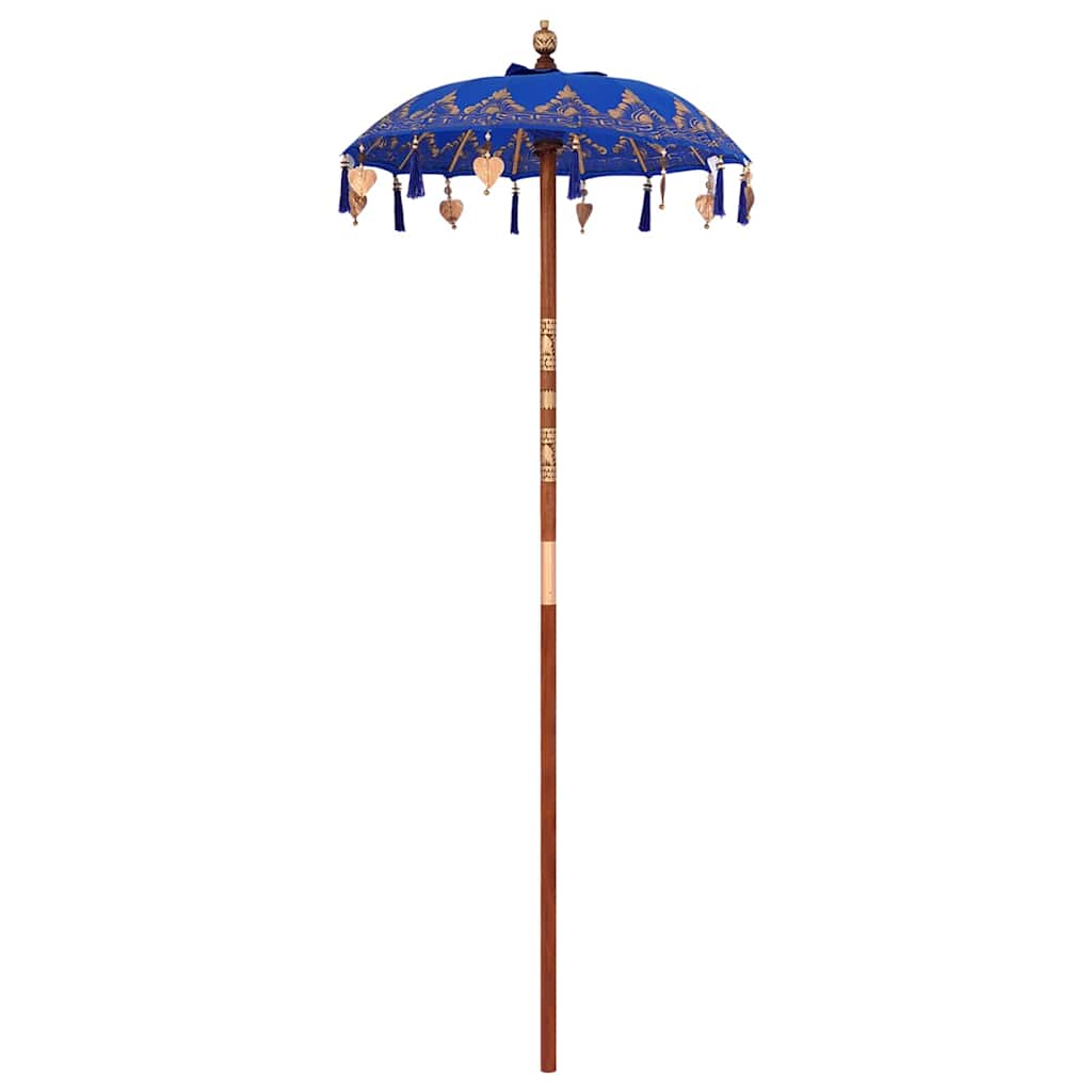 Balinese Sun Umbrella Blue 125 x 125 x 260 cm