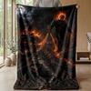 Soft Flannel Blanket Lightweight Cozy Bedroom Living Room CoverJeepers Creepers The Creeper