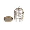 Миниатюрная металлическая клетка для птиц Сделай сам Домашнее подвесное украшение для 1/6 1/12 Настольный декор