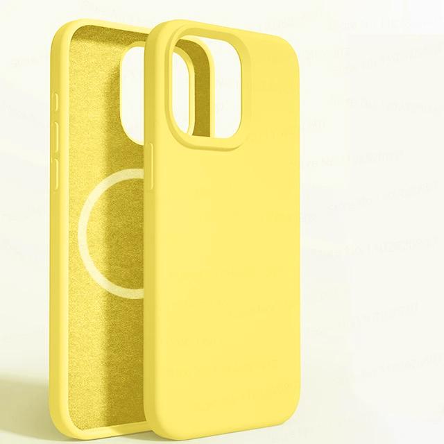 For Magsafe Liquid Silicone Magnetic Case For For Iphone 16 15 14 13 12 11 Pro Max 16 14 15 Plus Wireless Charging Back Cover