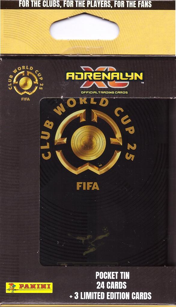 Karty panini fifa club world cup 2025 adrenalyn xl puszka kolekcjonera mini