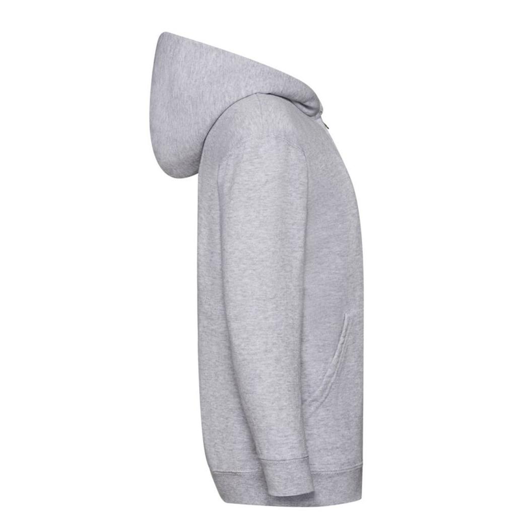 Fruit of the Loom Childrens/Kids Classic Heather Full Zip Hoodie