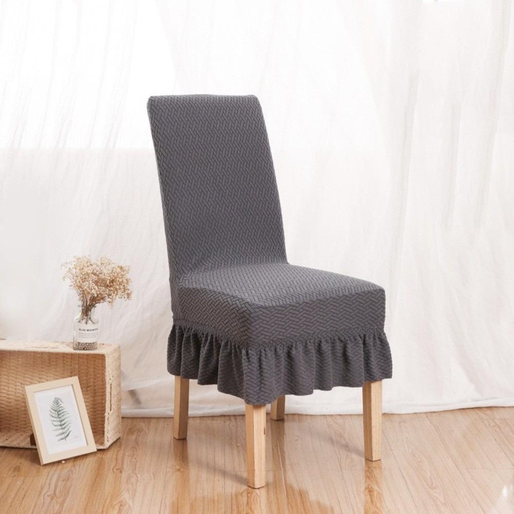 Jacquard Fabric Elastic Chair Cover Universal Size Wedding Seat Covers Living Room