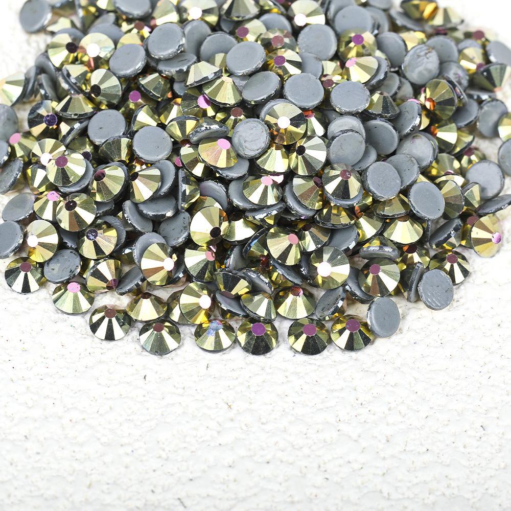 Wei Chen, Guomao A Decoration Color Plated Glue Bottom Rhinestone Mobile Phone Case Diy Nail Art Beauty Glass Jewelry Accessories