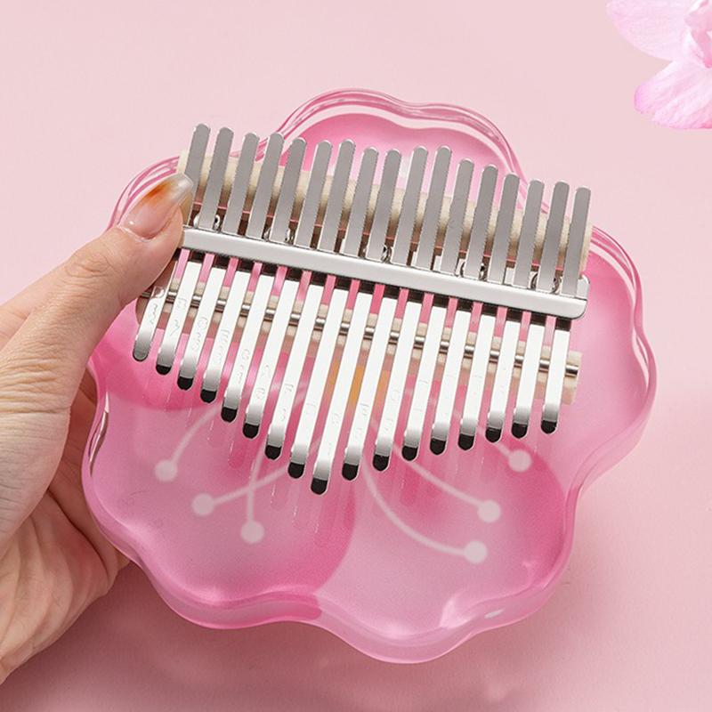 Transparent Kalimba Mini Fingers Piano 17/21 Keys Keyboard Instruments Gift Thumbs Piano Leisure and Entertainment