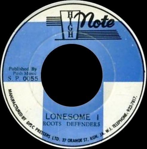 7inch Record ROOTS DEFENDERS Lonesome I SP0055 High Note Jamaica Reggae Ska Dub Used