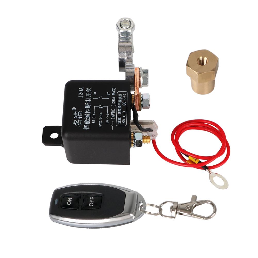 Универсальное реле выключателя батареи, встроенное 200A 120A, главные выключатели с разъединителем, 12 В, беспроводной пульт дистанционного управления, автомобильные аксессуары