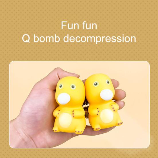 Игрушка-динозавр, мягкая резина, милый мультяшный молочный дракон, дующий воздушный шар, сжимает снятие стресса, щепотку