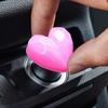 Амбиентное освещение для салона автомобиля Светодиодное освещение в форме сердца для автомобиля Милый декор Изменяющая цвет атмосферистая лампа Романтическая ночная подсветка