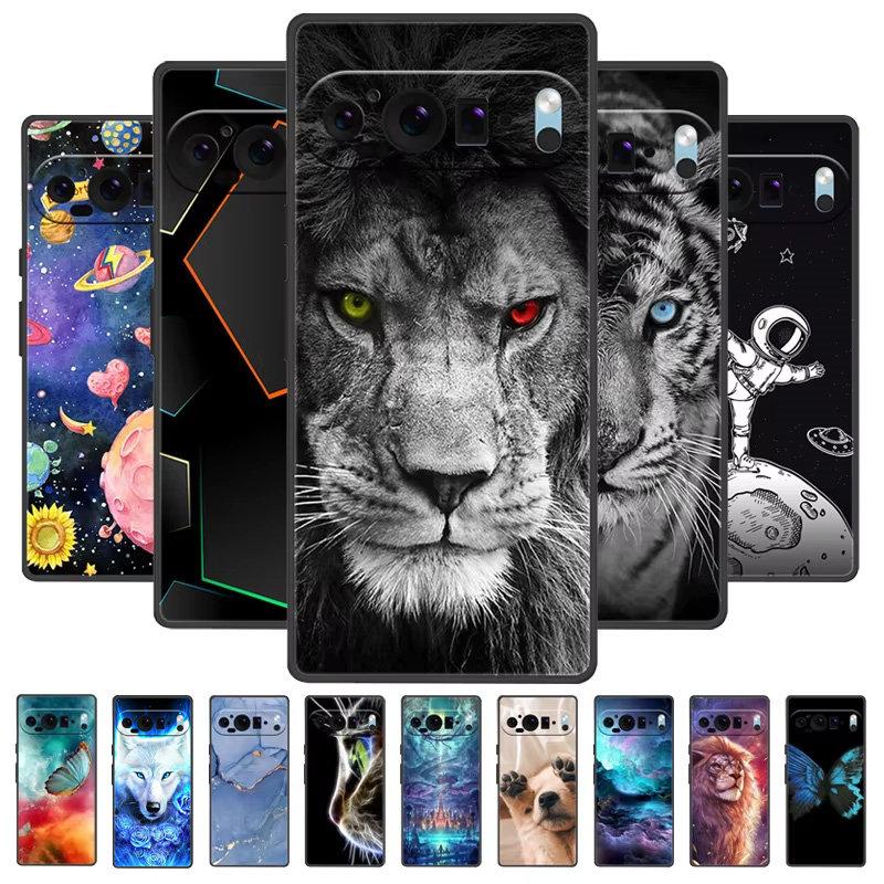 Чехол для Google Pixel 9 Pro Pixel9 Pro XL Милое Животное Мягкий Силикон ТПУ Чехол для Телефона Для Google Pixel 9 9a Бампер Fundas Роскошный