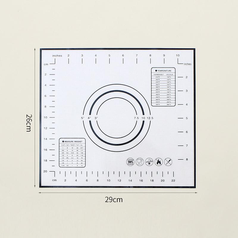 60/50/40 см силиконовый коврик для выпечки коврик для замешивания теста коврик для кухни раскатка теста для пиццы большой антипригарный держатель для теста