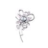 Pearl Shop Ceremonies Pearls 1 Extra Large 14mm Pearl Crystal Brooch Flower Pearl Shell Pearl Brooch Flowers Day Wedding Black Challenging the Lowest