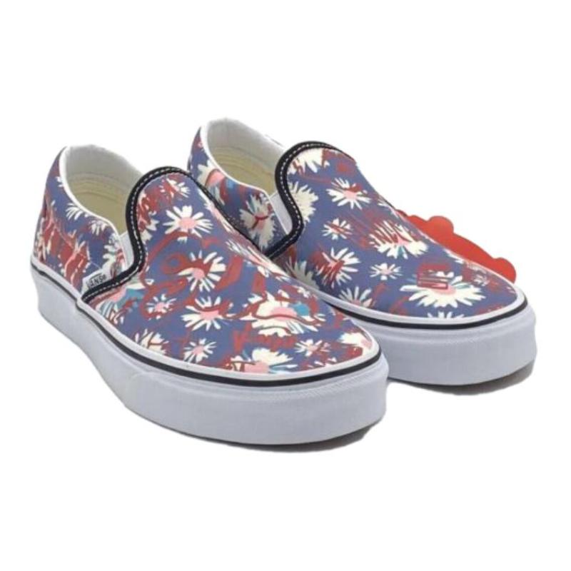 Vans Classic Slip On Floral Red Sneakers VN0A4BV31JA