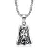 Подвеска из нержавеющей стали Neckalce Маленький колокольчик Подвеска из титановой стали Крест Lucky Bell Высокое качество Хип-хоп