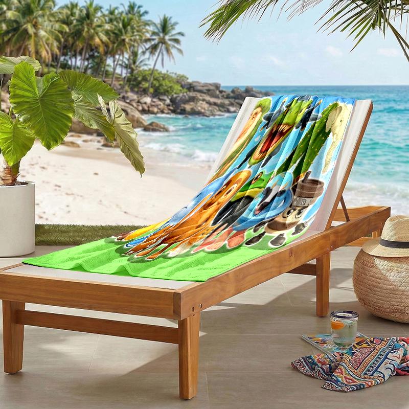 Brainrot Fashion Beach Towel: Ideal for Summer Adventures Soft, absorbent and quick drying suitable for swimming and bathing
