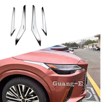 Для Lexus RX 350 350h 450h+ 500h 2024 ABS Зеркало Автомобильная Фара Бровь Фары Накладка Накладка 4 шт. Аксессуары