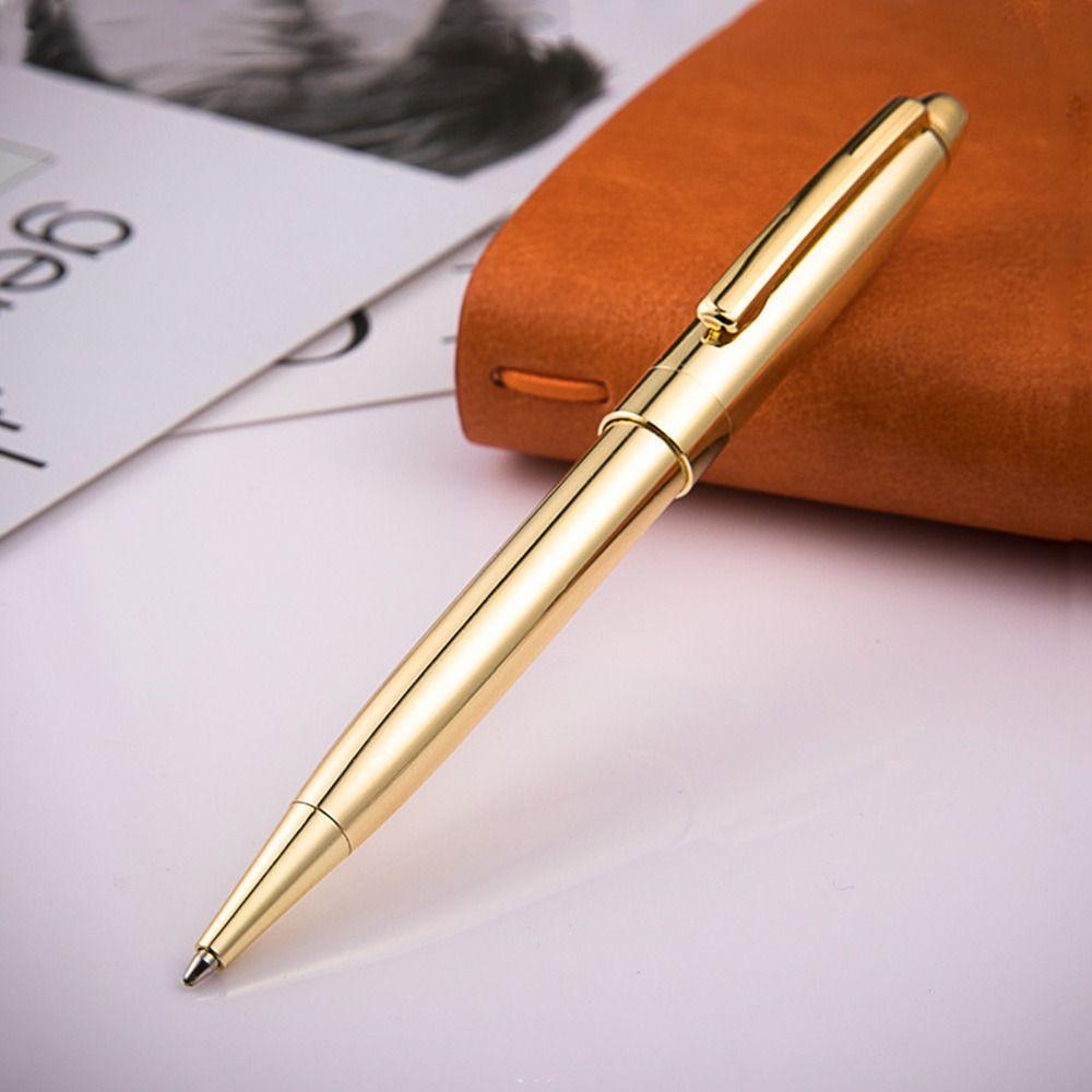 2PCS Metal Ballpoint Pen Students Gift Writing Tools Creative Signature Pen  School&Office