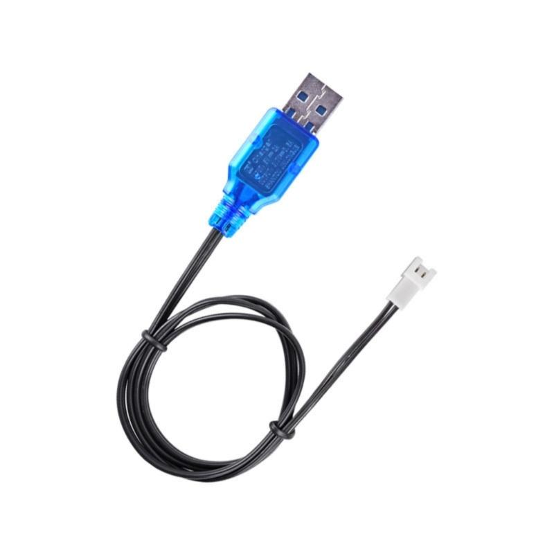 Lithium Battery Charger Wire XH2.54-2P Reverse/Forward Plug 400mAh 3.7V Charging Cable Cord for Aircraft Model UAV