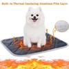 Grey Thermal Pet Mat Anti-Slip Dog Bed Pad Easy To Carry Self-Warming Cat Bed  for Small Medium Pet