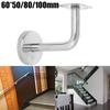 Handrail Bracket Wall Brackets Stainless Steel Glass Balustrade Stair Wall Mounted Brackets Support Hand Rail Fixed Brackets